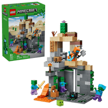 Load image into Gallery viewer, LEGO Minecraft Zombie Dungeon boxed set by Brick Shack featuring LEGO bricks, zombie figures, and dungeon elements for creative play.