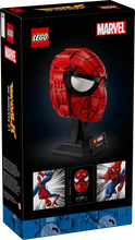 Load image into Gallery viewer, LEGO Spider-Man Mask set 76285 in a Box with Spider-Man Graphic and Display Stand