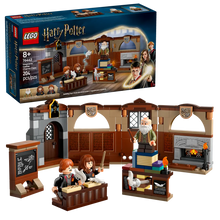 Load image into Gallery viewer, LEGO 76442 Harry Potter set UK featuring classroom scene with wizards and magical accessories