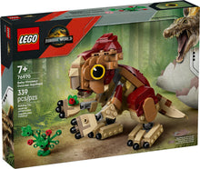 Load image into Gallery viewer, LEGO 76970 Aquilops dinosaur building kit featuring a detailed baby dinosaur model with accessories