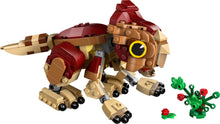 Load image into Gallery viewer, LEGO 76970 Aquilops dinosaur building kit featuring a detailed dinosaur model and green plant piece