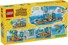 Load image into Gallery viewer, LEGO Animal Crossing sets UK boxed set featuring customizable waterfront house and characters