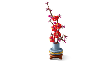 Load image into Gallery viewer, LEGO Botanical Collection Plum Blossom model in blue and wooden vase from Brick Shack boxed set