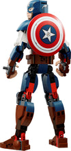 Load image into Gallery viewer, LEGO Captain America construction figure 76258 featuring articulated limbs and a detailed shield