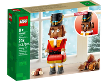 Load image into Gallery viewer, LEGO Christmas nutcracker model boxed set with 208 pieces for ages 8 and up by LEGO