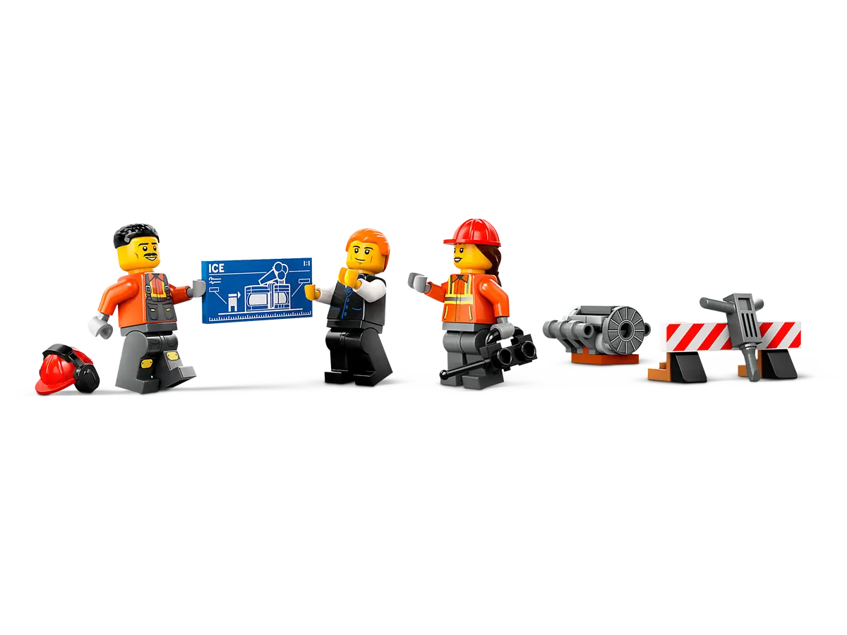 LEGO City Construction Excavator set with 653 Pieces for Ages 8+