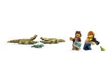 Load image into Gallery viewer, LEGO City Jungle Explorer Water Plane set with minifigures, crocodiles and jungle accessories by Brick Shack