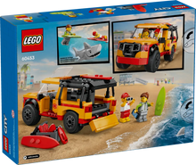 Load image into Gallery viewer, LEGO City Lifeguard Truck boxed set by Brick Shack featuring lifeguard vehicle, minifigures, and rescue accessories