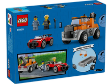 Load image into Gallery viewer, LEGO City Tow Truck 60435 boxed set by Brick Shack featuring tow truck, red car, and two minifigures