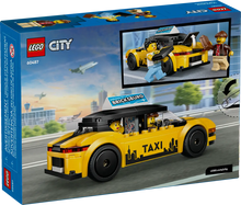 Load image into Gallery viewer, LEGO City Yellow Taxi 60487 boxed set featuring taxi and mini-figures for creative building fun