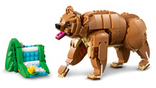 Load image into Gallery viewer, LEGO Creator 3-in-1 Beautiful Horse set featuring a detailed bear model and a colourful buildable scene