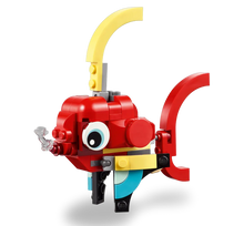 Load image into Gallery viewer, LEGO Creator 3-in-1 Red Dragon set featuring a vibrant dragon model with adjustable wings