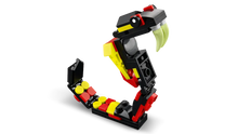 Load image into Gallery viewer, LEGO Creator 3-in-1 Surprising Spider model showing detailed articulated spider with black red and yellow pieces