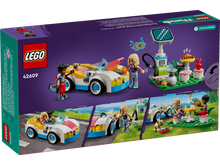 Load image into Gallery viewer, LEGO Boxed Set 42609 by Brick Shack featuring a white convertible car and picnic scene with mini-figures and accessories