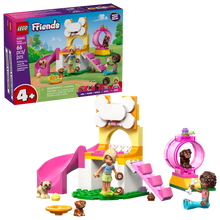 Load image into Gallery viewer, LEGO Friends Puppy Playground set boxed by Brick Shack with slide, puppy figures, and playground accessories