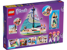 Load image into Gallery viewer, LEGO Friends Stephanie's Sailing Adventure set 41716 with colourful sailing boat and minifigures