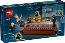 Load image into Gallery viewer, LEGO Harry Potter Dueling Club set by Brick Shack featuring collectible portraits and wizard dueling scene