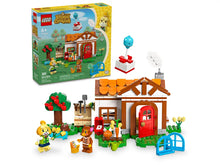 Load image into Gallery viewer, Isabelle's House Visit LEGO boxed set by Brick Shack featuring Animal Crossing cottage build and character figures