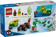 Load image into Gallery viewer, LEGO Marvel Spin and Electro set boxed set featuring Spider-Man and Electro minifigures with vehicles and accessories