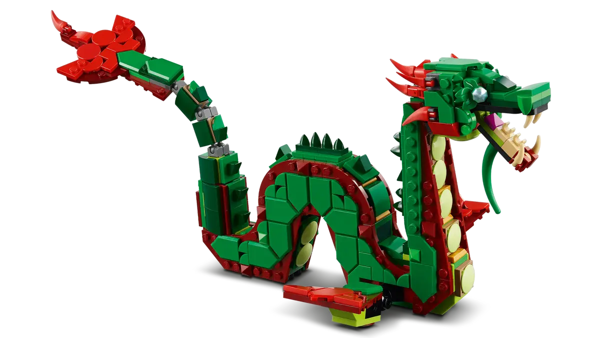 ドラゴン3体セット LEGO Medieval Dragon Set 3-in-1 Creator with 715 Pieces | Brick Shack