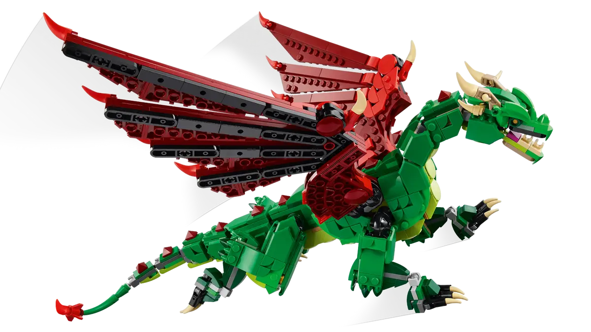 LEGO Medieval Dragon Set 3-in-1 Creator with 715 Pieces | Brick Shack