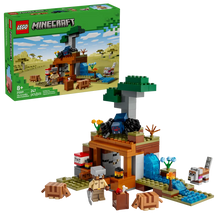 Load image into Gallery viewer, LEGO Minecraft Armadillo Mine Expedition set with detailed build, characters, and animals by Brick Shack