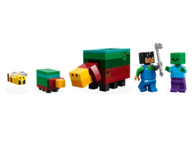 Load image into Gallery viewer, LEGO Minecraft Cherry Blossom set by Brick Shack featuring Minecraft characters and buildable creatures