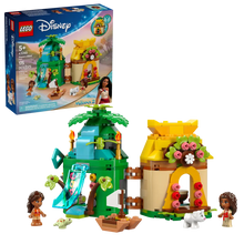 Load image into Gallery viewer, Moana’s Island Fun LEGO 43260 boxed set by Brick Shack featuring Moana characters and island buildings