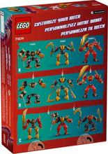 Load image into Gallery viewer, LEGO Ninjago Arin's Spinjitzu Battle Mech Boxed Set with Customisation Options and Mini Figures