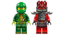 Load image into Gallery viewer, LEGO Ninjago Lloyd's Pull-Back Race Car 71828 featuring collectible minifigures Lloyd and Garmadon