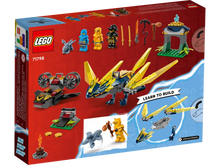 Load image into Gallery viewer, Brick Shack LEGO boxed set Nya and Arin's Dragon Battle LEGO with yellow dragon minifigures and buildable arena