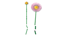 Load image into Gallery viewer, LEGO Petite Sunny Bouquet set by Brick Shack featuring detailed pink and yellow flower builds on green stems