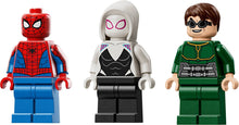 Load image into Gallery viewer, LEGO Spider-Man vs Doc Ock set 76338 with Spider-Man, Spider-Gwen, and Doc Ock mini-figures
