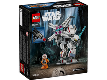 Load image into Gallery viewer, LEGO Star Wars Luke Skywalker X-wing Mech set by Brick Shack in boxed packaging with figure and mech model