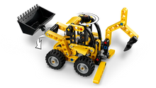 Load image into Gallery viewer, LEGO Technic backhoe loader 42197 with movable parts and a detailed design for construction enthusiasts