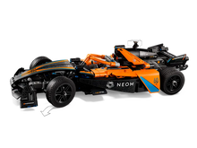 Load image into Gallery viewer, LEGO Technic McLaren Formula E car model in orange and black from Brick Shack boxed set
