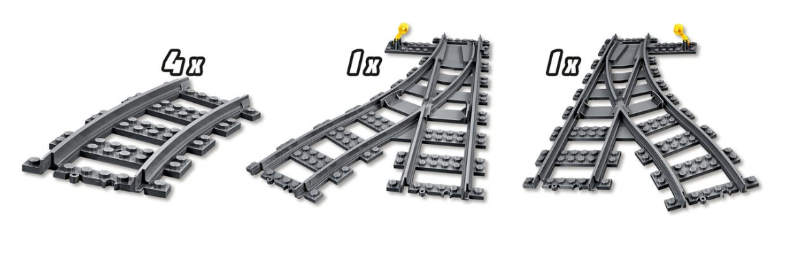 LEGO 60238: City: Train Switch Tracks – Brick Shack