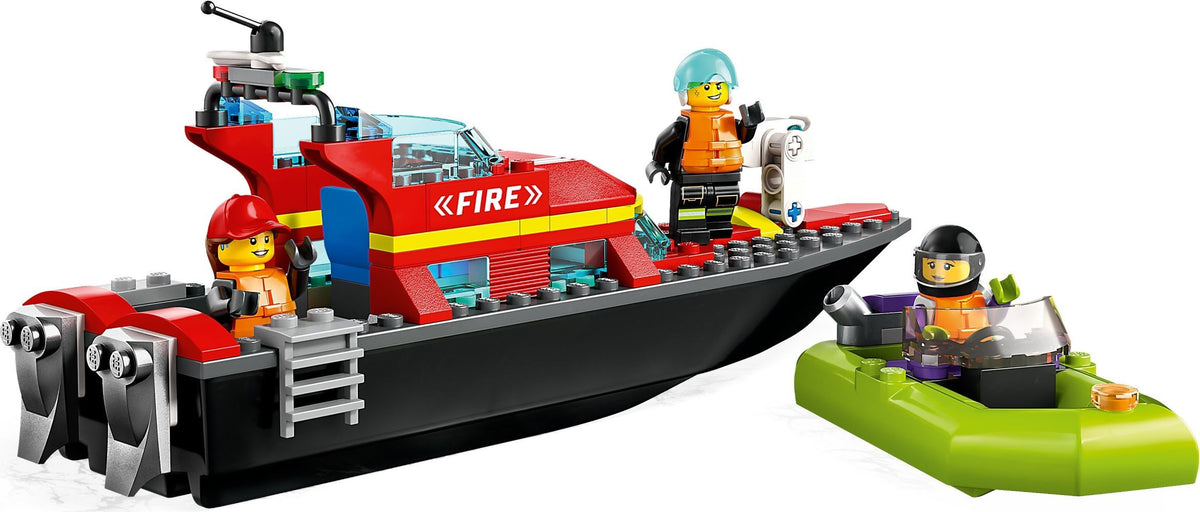 LEGO 60373 Fire Rescue Boat - LEGO City - BricksDirect Condition New.