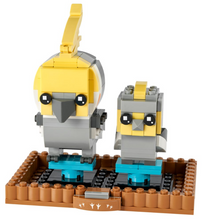 Load image into Gallery viewer, LEGO 40481 Cockatiel UK Boxed Set featuring detailed brick-built cockatiels on a display stand