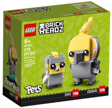 Load image into Gallery viewer, Brick Shack LEGO Boxed Set 40481 Cockatiel featuring a stylised chick and cockatiel figures