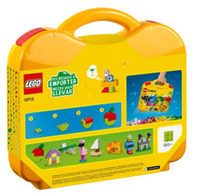 Load image into Gallery viewer, LEGO 10713 creative suitcase yellow boxed set with colourful building bricks and carrying handle