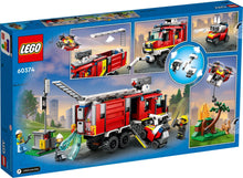 Load image into Gallery viewer, LEGO 60374 Fire Truck Set by Brick Shack with firefighters and accessories for creative building
