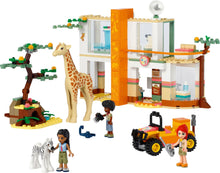 Load image into Gallery viewer, Brick Shack LEGO Friends Mia's Wildlife Rescue set with rescue centre, giraffe, zebra, two minidolls and rescue buggy