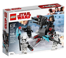 Load image into Gallery viewer, LEGO Star Wars First Order Battle Pack 75197 featuring stormtroopers and a battle vehicle, ideal for ages 6-12