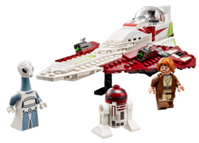Load image into Gallery viewer, LEGO Star Wars Obi-Wan Starfighter set with Obi-Wan minifigure, R2-D2, and alien figure by Brick Shack