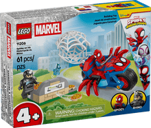 Load image into Gallery viewer, LEGO 11206: Marvel: Spidey on his Motorcycle vs. Rhino
