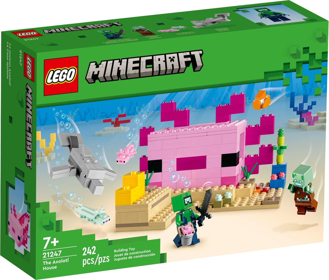 LEGO 21247: Minecraft: The Axolotl House