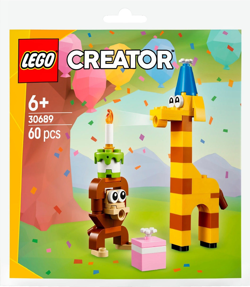 LEGO 30689: Creator: Birthday Party Animals polybag