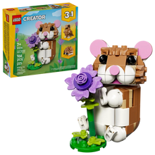 Load image into Gallery viewer, LEGO 31376: Creator 3-in-1: Cute Hamster with a Flower
