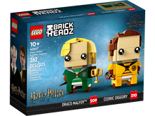 Load image into Gallery viewer, LEGO 40617: Brickheadz: Harry Potter: Draco Malfoy &amp; Cedric Diggory
